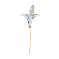 BrochesBroche elegante con flor de lirio