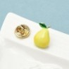 Trendy brooch with a yellow pearBrooches