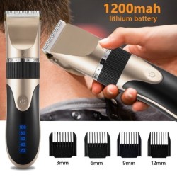 Professional hair / beard clipper - electric trimmer - 1200mAh