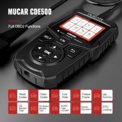 MUCAR CDE500 - full OBD2 scanner - code reader - DTC lookup - car diagnostic toolDiagnosis