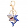 Crystal shark - keychainKeyrings