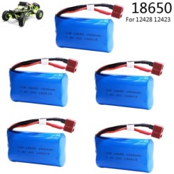 Lipo battery 18650 - for Wltoys 12428 12401 RC toys - 7.4V - 1500mahR/C car