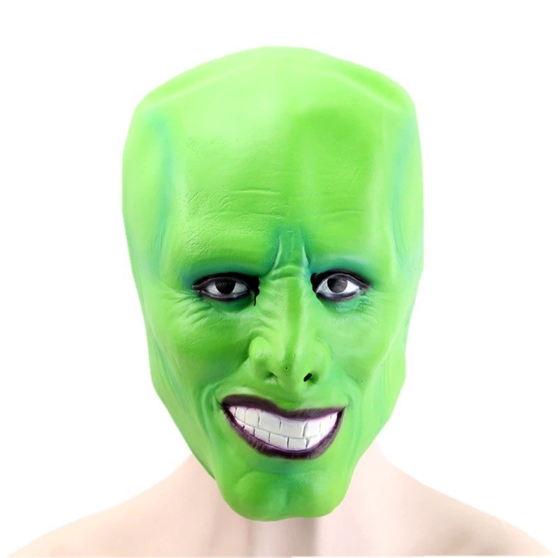MáscaraMáscara de látex verde de cara completa - unisex - Halloween / carnavales