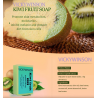Natural handmade soap - whitening - moisturizing - acne treatment - kiwi - 50gSkin