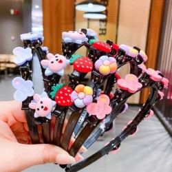Pinzas de cabelloDiadema colorida - con flores decorativas que se pueden abrir / frutas / animales de dibujos animados