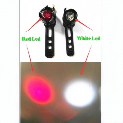 LucesLámpara de bicicleta LED - luz de advertencia de seguridad - resistente al agua
