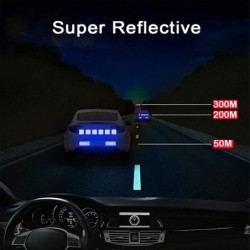 Reflective arrow - self adhesive sticker - safety - warning - for cars / motorcycles / bikes / clothesStickers