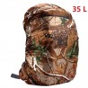 Waterproof backpack rain cover - adjustable - 33l - 45lMilitary