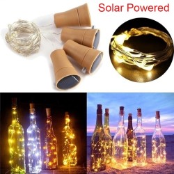 Iluminación solarCorcho de botella con energía solar - guirnalda - LED - luz nocturna