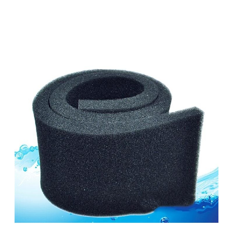 Black biochemical cotton filter - sponge - for aquarium - 50 * 12 * 2cmAquarium