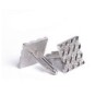 Fashionable square cufflinks - with rhinestones / black enamelCufflinks