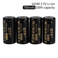 BateríasBatería de iones de litio 16340 - recargable - 700mAh - 3.7V