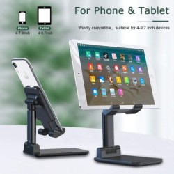 TitularesSoporte portátil - soporte - para iPad/teléfono/tableta - ajustable - 9,7 pulgadas