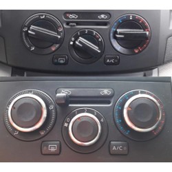 Styling partsInterruptor de control de calor de aire acondicionado - perillas - para Nissan Tiida NV200 Livina Geniss - 3 piezas
