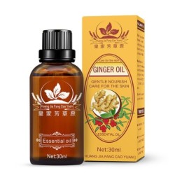 Essential ginger oil - lymphatic drainage - massage - anti-aging serum - face / body care - 30 ml