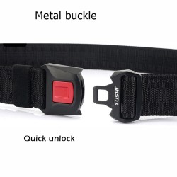 CinturónElegante cinturón táctico - hebilla de metal de liberación rápida - nailon