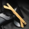 Classic retro sunglasses - bamboo wood - UV400 - unisexSunglasses