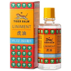 Tiger Balm liniment - pain relief - liquid herbal massage oil - 28ml - 2 piecesMassage