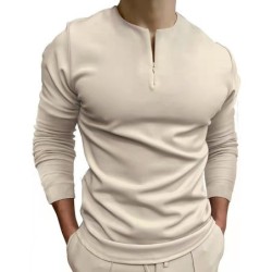 CamisetasPolo clásico - camiseta de manga larga - con cremallera