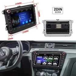 Din 2Autorradio - X8 - Carplay - 2 Din - Android - Bluetooth - CAN BUS - Mirror Link - USB - TF