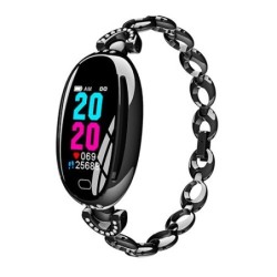 H8 Smart Watch - hollow-out strap with diamonds - heart rate monitor - fitness tracker - waterproof - Android - BluetoothSmar...