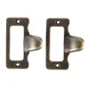 Furniture handles - label frame - drawer - cabinet - antique brass - 6 piecesFurniture