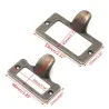 Furniture handles - label frame - drawer - cabinet - antique brass - 6 piecesFurniture