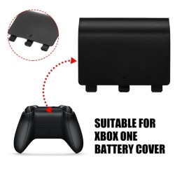 Xbox One controller - battery cover case - blackControllers