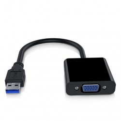 CablesAdaptador USB 3 a VGA - cable - 1080p - conexión monitor