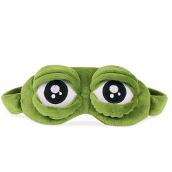 Máscaras para dormirMáscara de ojo de ojos de rana 3D - antifaz para dormir