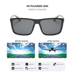 Classic square sunglasses - polarized - UV400 - unisexSunglasses
