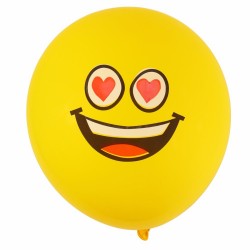 GlobosBig Eyes - globos sonrientes - 12 pulgadas - 10 piezas