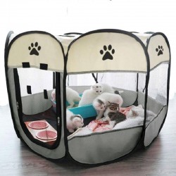 Portable pet tent - foldable playpen - outdoor / indoorBeds & mats