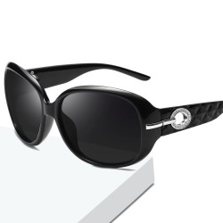 Large polarized sunglasses - with crystals - UV400Sunglasses