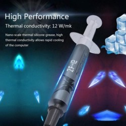 Pasta térmicaZF-12 - compuesto térmico - grasa conductora - pasta de silicona - disipador de calor - Refrigeración del chipse...