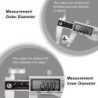 CalibradorVernier digital - pie de rey electrónico - micrómetro - herramienta de medición de profundidad - acero inoxidable
