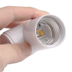 Accesorios de iluminaciónToma de luz E27 con enchufe EU/US e interruptor incorporado