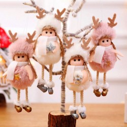Silk plush Christmas angels - dolls - hanging decorationsChristmas