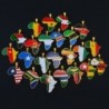 CollaresCollar con colgante de países africanos - oro - 60cm