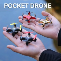 DronesDron RC - mini cuadricóptero de bolsillo - cámara HD - WIFI - FPV - juguete de montaje