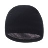 Warm knitted hat - with thick fur inside - unisexHats & Caps