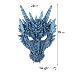 MáscaraMáscara de Halloween - cara de dragón 3D