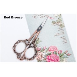 Antique style nail scissors - vintage floral patternClippers & Trimmers