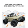 CarrosCamión todoterreno RC - control remoto - batería - faros LED - 4WD - 40km/h