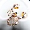 Crystal scorpion broochBrooches