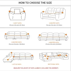 Protective sofa cover - waterproof - elastic - stretchableFurniture
