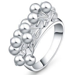 Grape beads ring - 925 sterling silverRings