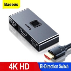 DivisorBaseus - conmutador 4K HD - adaptador bidireccional - divisor - convertidor - para PS4 TV Box PC