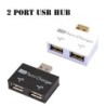 HubCargador USB 2.0 a 2 puertos - Adaptador HUB