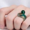 AnillosExclusivo anillo vintage - piedra verde - cristales